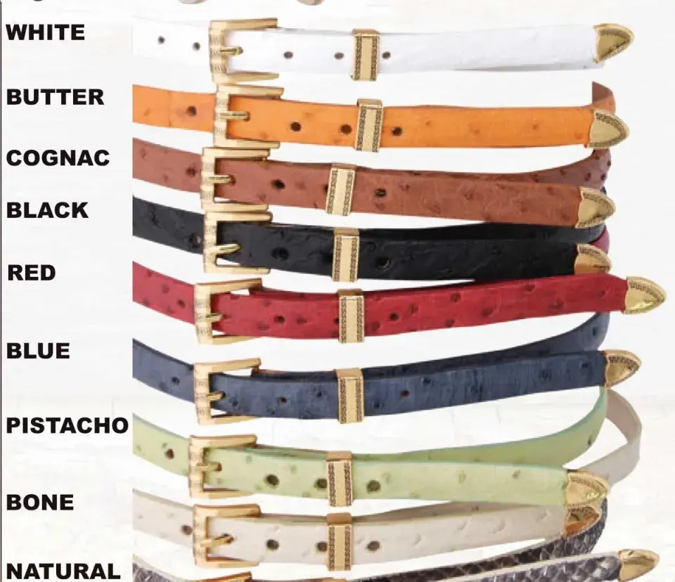 Ostrich Hat Band – Luxury Leather Toquilla for Cowboy