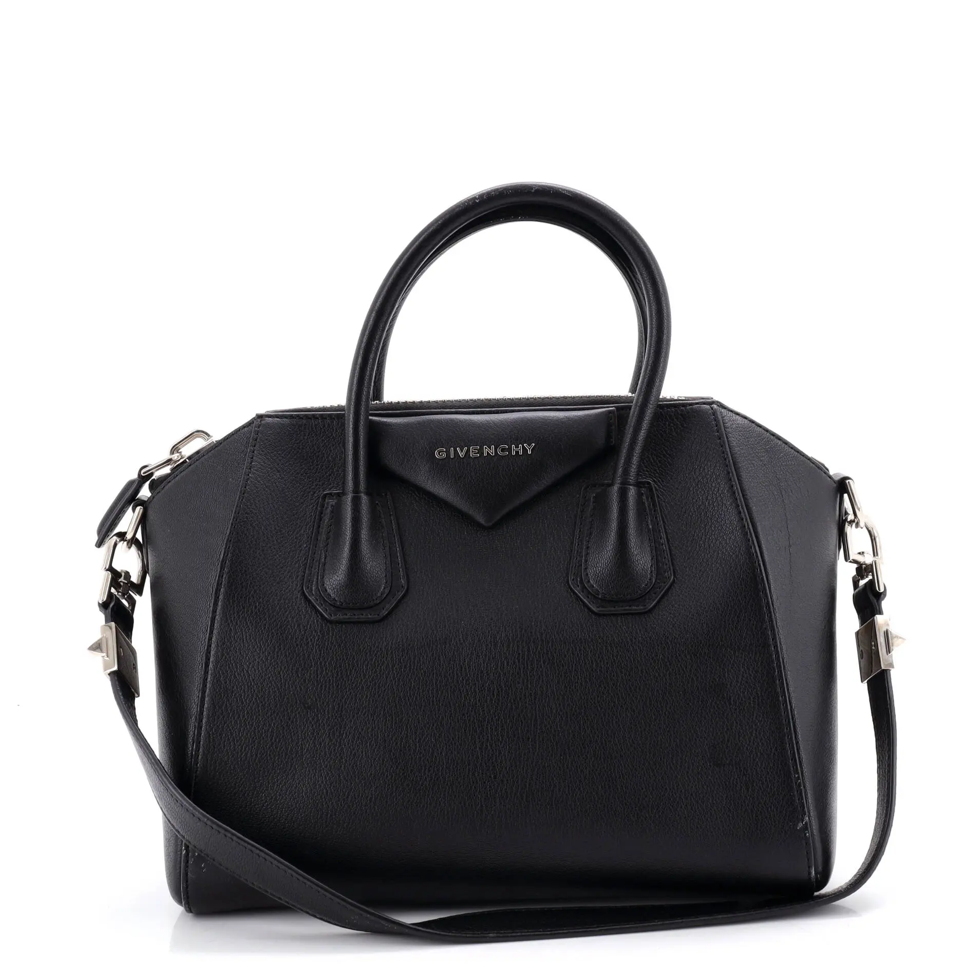Pre-owned GIVENCHY Leather Top Handle Bags Antigona Bag Small by Rebag