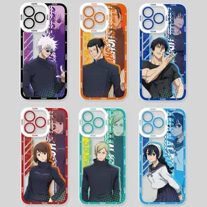 Anime JJK Satoru Gojo Phone Case For iPhone 17 16 15 14 13 12 11 - Personalized Aesthetic Design Shockproof Phone Case: Your Perfect Blend of Style and Safety!