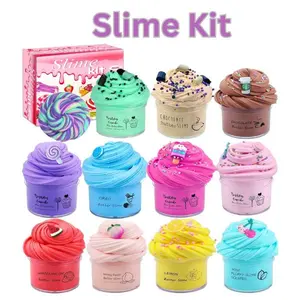Butter Slime Kit for Kids – 11-Pack Scented, Stretchy & Non-Sticky Slime Toys for Girls & Boys – Stress Relief Fidget Toy, Birthday Gift, Party Favor, Christmas & Holiday Supplies