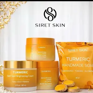 Turmeric Brightening Set /Dark Spot Corrector & Glowing Skin Set (4 pieces)