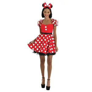 Women's Minnie Mouse Polka Dot Costume
