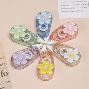 1/6pcs White Correction Tape , Pen Highlighter  for Office, School, Home, Sleek Design, Smooth Application, Office Supplies, Aesthetic Stationery, Durable Applicator, Office Workers