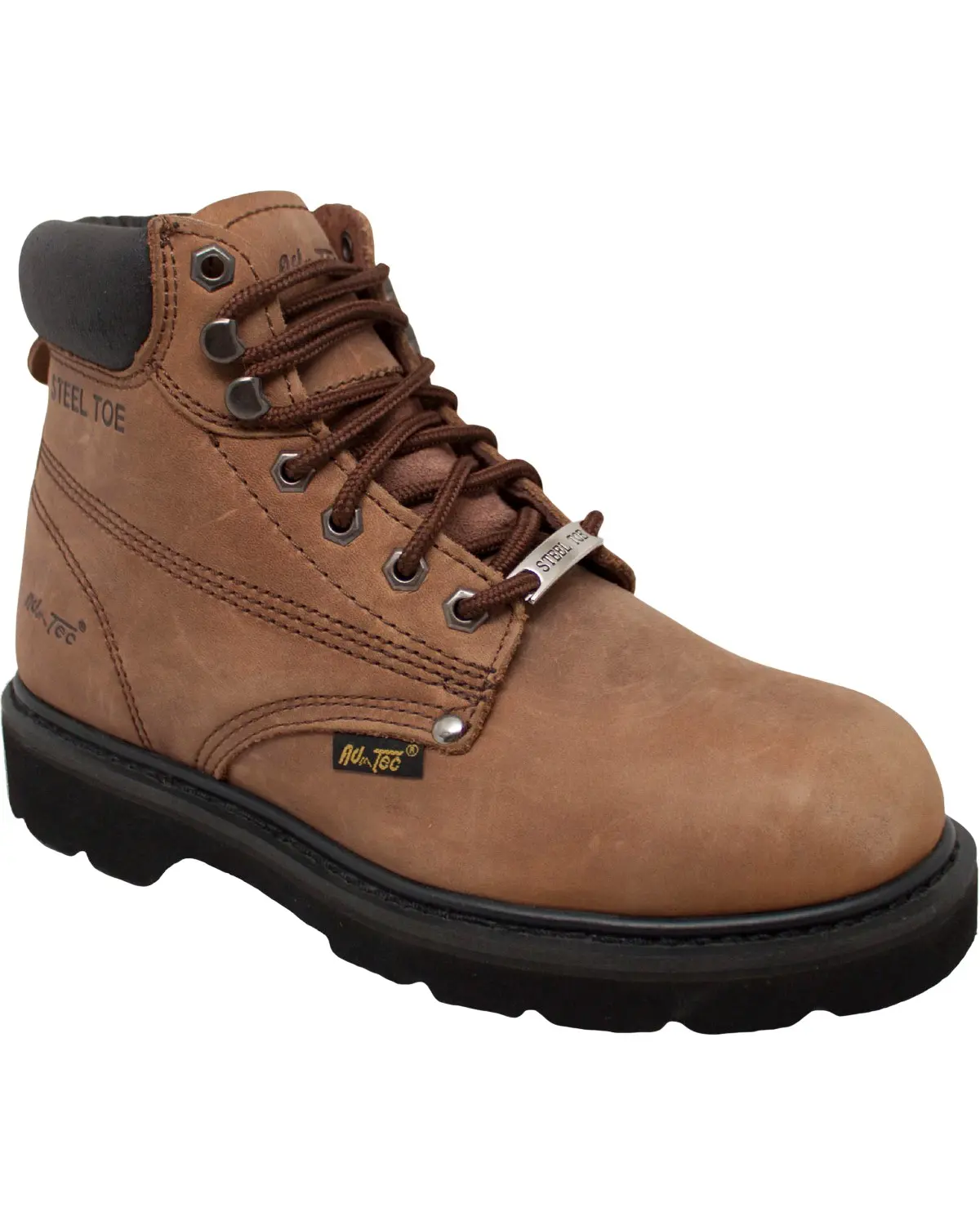 Adtec Men's Men'S Full-Grain Oiled Leather 6" Work Boot Steel Toe - 1981