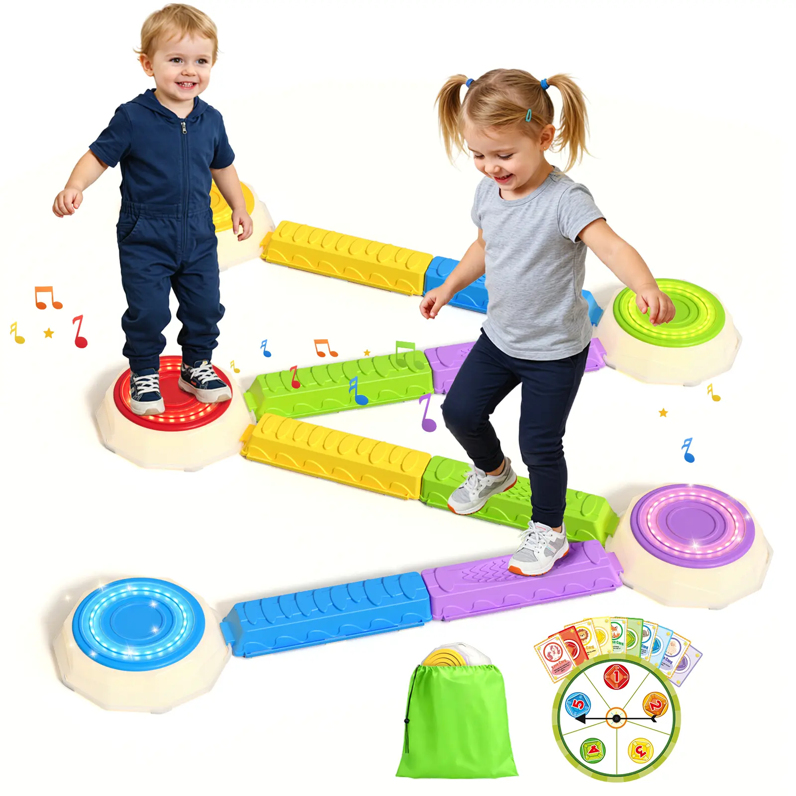 5 LED Pads & 8 Beams