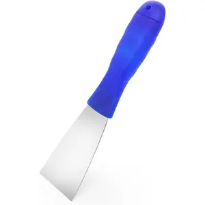 Putty Knife, 2 Inch Metal Scraper, Plastic Handle Spackle Knives for Drywall, Decals, Wall paper, Patching, Painting, Taping, Scraping Coating