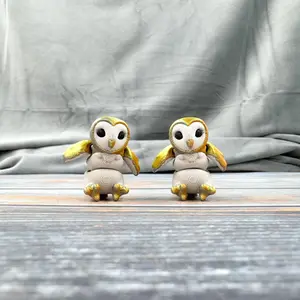 Little Dark'S Barn Owl 3D Printed Fidget Figure