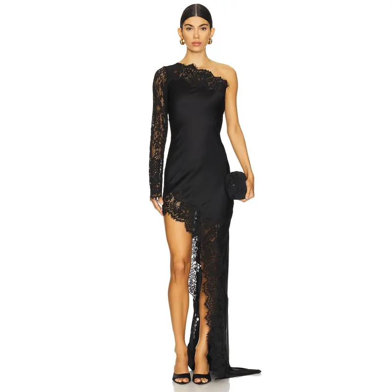 knee length dresses for ladies Maya Black Embellished Velvet Bandeau Maxi Dress – Maya Deluxe