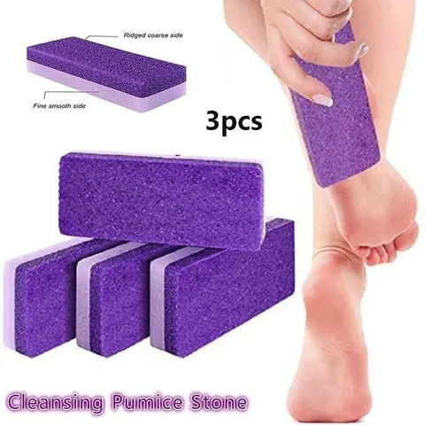 3pcs Reusable Foot Pumice Sponge Stones for Foot Care, Callus Exfoliator, Hard Skin Remover, Pedicure Scrubber, Manicure Tools