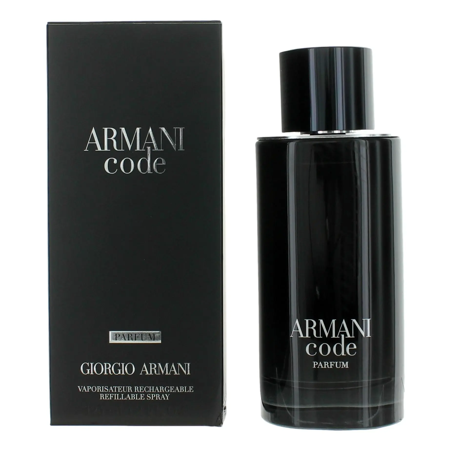 Armani Code by Giorgio Armani, 4.2 oz Parfum Spray for Men, Spray-On Men's Fragrance, Citrus, Lemon, Wood, Citrus-Wood, Sexy Aroma, Fresh