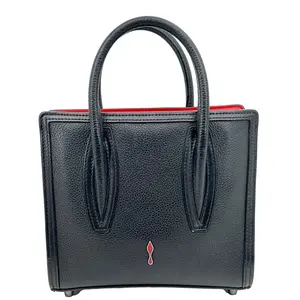 Pre-owned christian louboutin Leather Shoulder Bags Paloma Mini Tote Shoulder Bag Black
