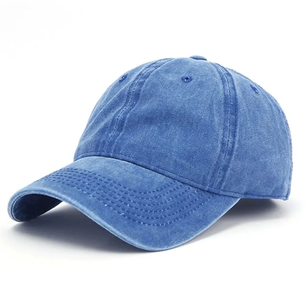 Curved Brim Cotton Cap – Everyday Casual Baseball Hat for Men & Women