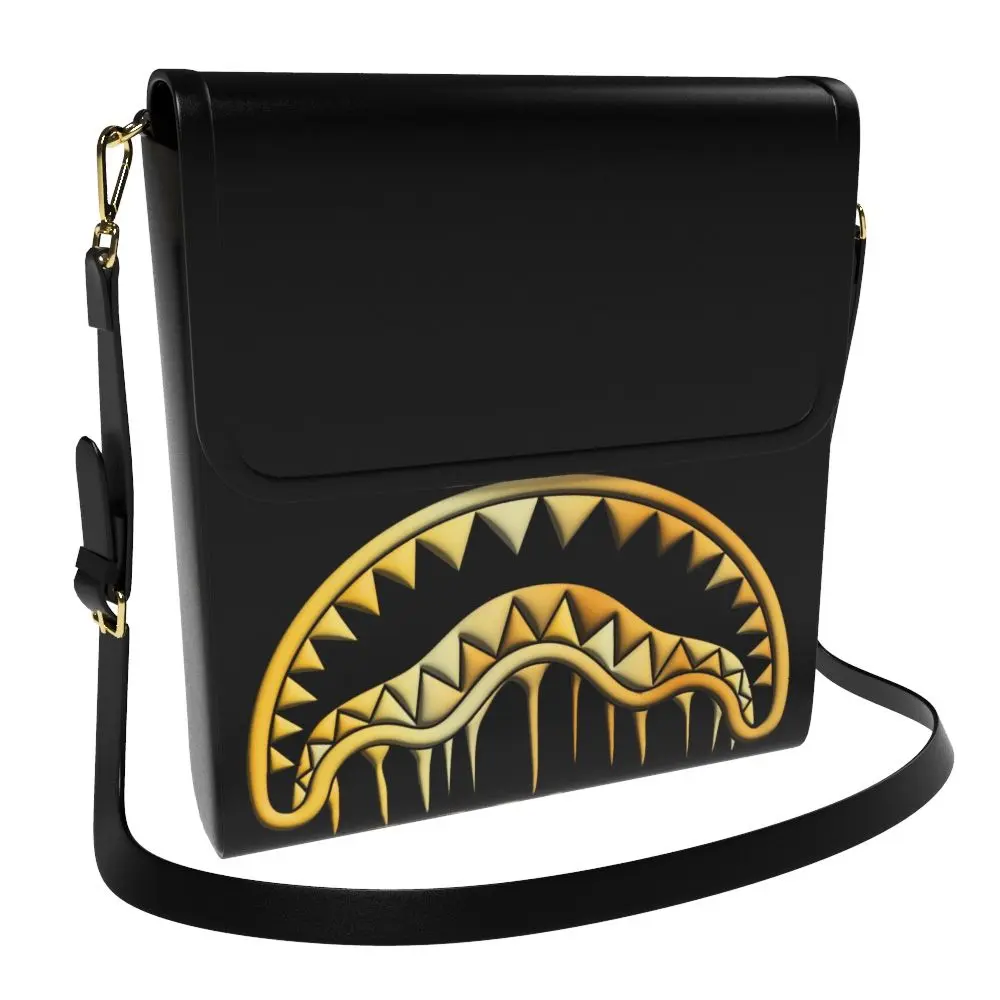 SPRAYGROUND GOLD AND DENGEROUS MESSENGER BAG SPRAYGROUND GOLD AND DENGEROUS MESSENGER BAG