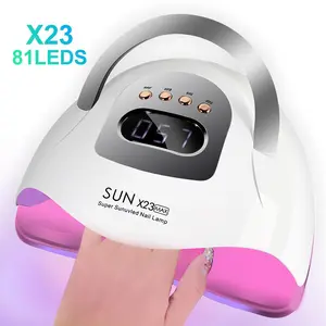 UV LED Nail Lamp, Professional Nail Art Machine Gel Polishing Lamp, UV Nail Light with 4 Timing Settings, Nail Polish Curing Gel LED Dryer, Professional Nail Art Tools, Nail Care Tool