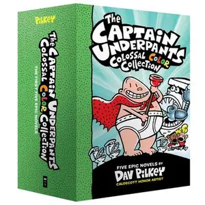 The Captain Underpants Colossal Color Collection (Captain Underpants #1-5 Boxed Set) -- Dav Pilkey, Mixed Media Product