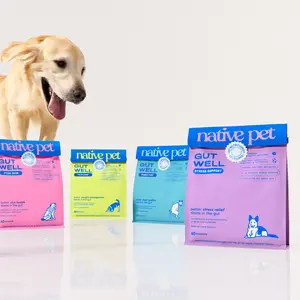 Native Pet GutWell - Vet-Developed Triple-Biotic Dog Supplement - Itchy Skin, Stress Relief, Weight & Digestion Support - Cold-Pressed Pellets - Made in USA