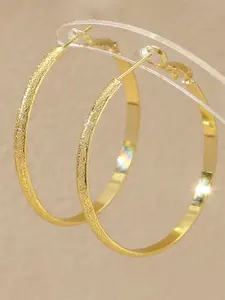 1 Pair Pretty Hoop Earrings Statement Earrings For Women For Wedding Anniversary Engagement Party Chic Gorgeous Jewelry Valentine's Day Gift