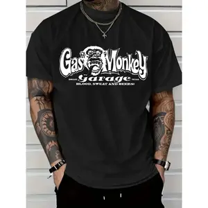 Gas Monkey Garage Black T-Shirt – Retro Mechanic Tee for Beer-Loving Gearheads, Texas Garage Fans, and Bold Statement Makers Who Live for Blood, Sweat, and Beers graphic  tee funny  tshirt apparel vintage  shirts