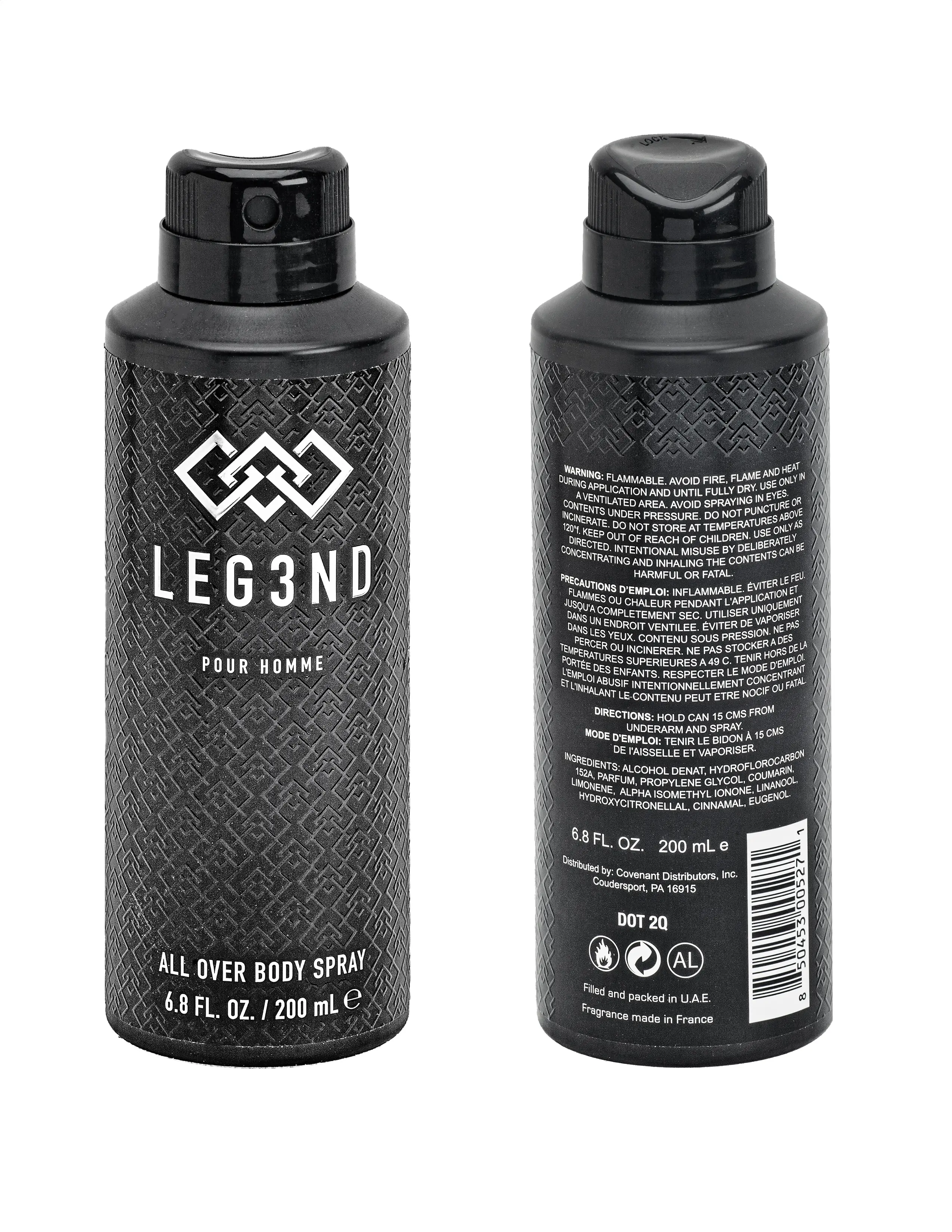LEG3ND | All-Over Body Spray for Men – 200ml Eau de Parfum Body Spray – Bold Masculine Fragrance with Natural Essential Oils – Long-Lasting Freshness | Ideal for Everyday Use, Gym, or On-the-Go Confidence