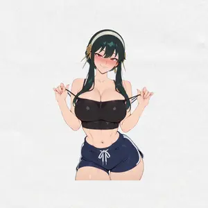 Yor Forger Waifu Sticker, Cute Anime Vinyl Decal for Laptop, Car & Water Bottle
