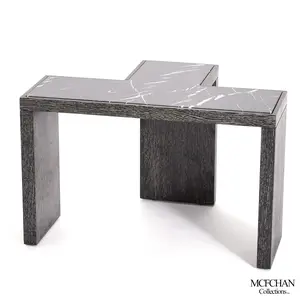 Global Views Timeless Minimalist Freeform Center Table