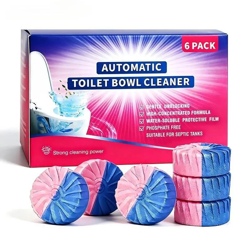 Dual-Color Toilet Bowl Cleaner - 2-in-1 Clean & Deodorize