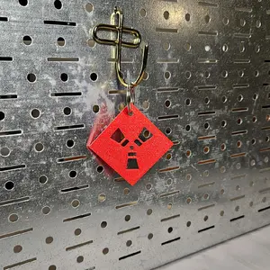 Rust Inspired Keychain - 3D Printed