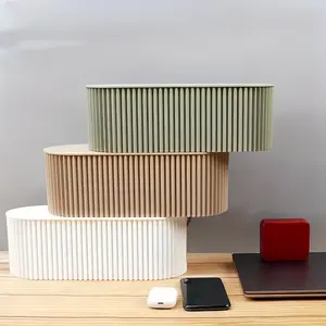 Large Capacity Cable Management Box, Plastic Desk Organizer for Cord Storage, Injection Molded Socket Storage Case, Clutter Hideaway