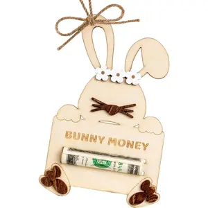Easter Bunny  Holder for  , Easter  Card Holder Basket Tag, Basket Stuffers for , , Teens, Easter Gifts for  Boy, Girl, Grandchildren, Easter Basket Decorations