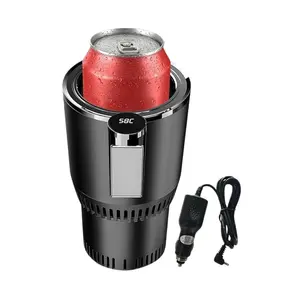 Car Cup Heating & Cooling Cooler, Automatic Intelligent Refrigerator Heater Holder, Electric Insulated Drink Cup Stand for Car Home Office Outdoor Travel