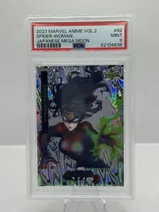 2023 Upper Deck Marvel Anime Vol. 2 Japanese Mega Moon #82 Spider-Woman PSA 9