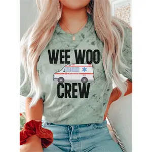 Wee Woo Crew Shirt - Funny EMT Paramedic Tee Gift