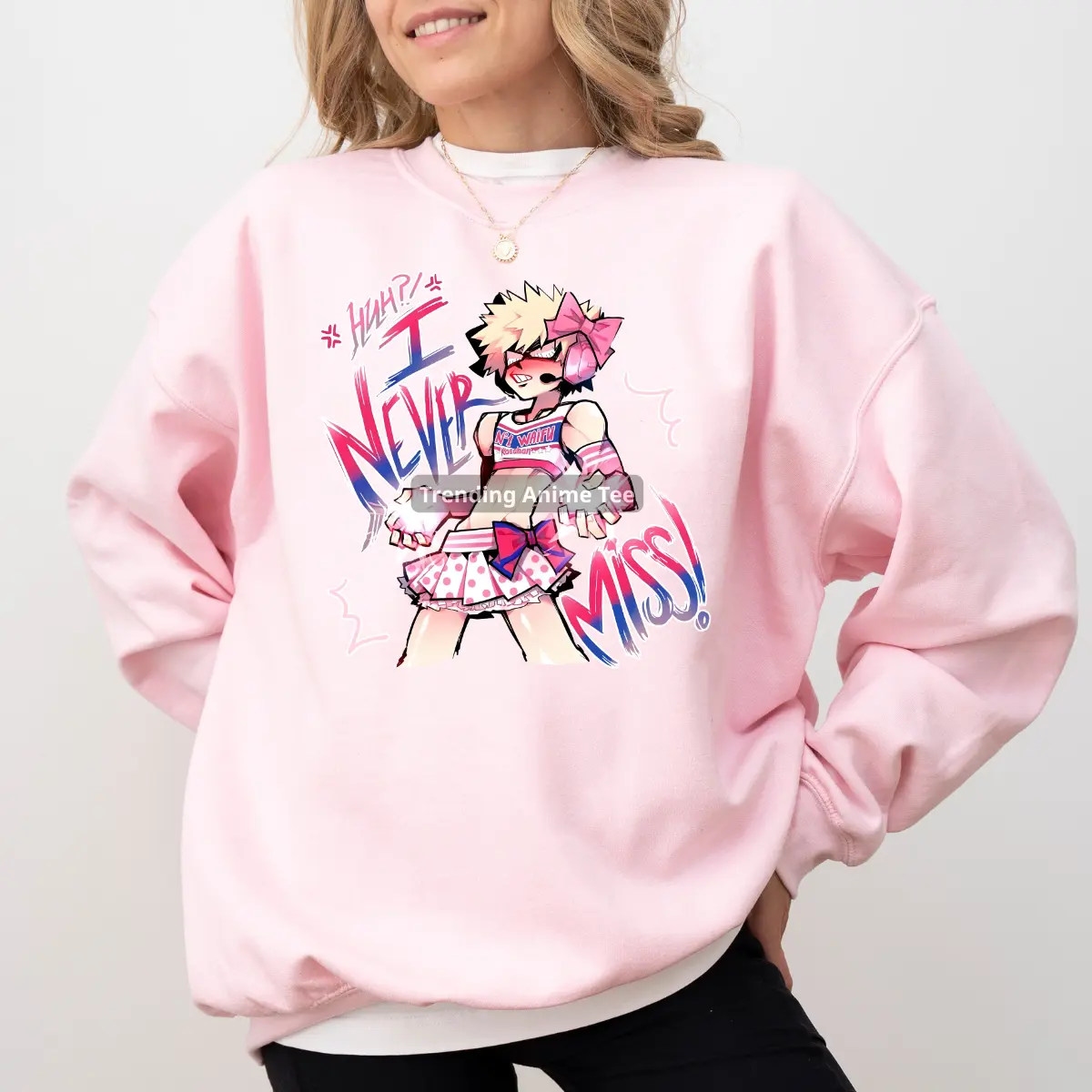 Kacchan I Never Miss Valentine Shirt, Bakugo Funny Sweatshirt, MHA Shirt, Gift for Fans, For Men, For Wome