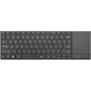 2.4G  Keyboard, Keyboard(BT 5.1+2.4G),Aluminium Alloy Portable with Touchpad for ,PC,Tablet,iPad,Android TV Box, TV,Windows, (Black)