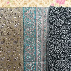 Colorful Pashmina Scarves Soft and Stylish for All Seasons with Intricate Embroidery and Versatile Wear