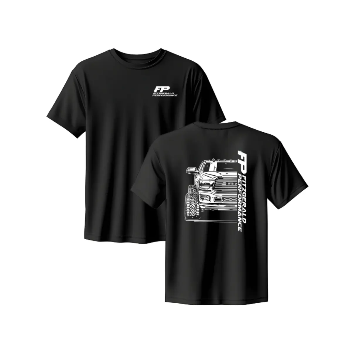 Fitzgerald Performance T-Shirt, FP Pickup Truck Graphic Tee, Diesel Mechanic Streetwear Shirt, Gift for Truck Lovers, Unisex, Full Sizes Full Colors
