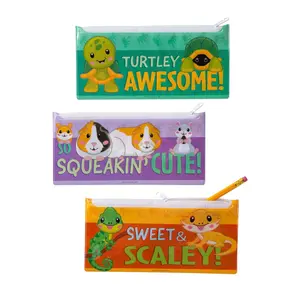 Classroom Pets Motivational Pencil Cases - 12 Pc.