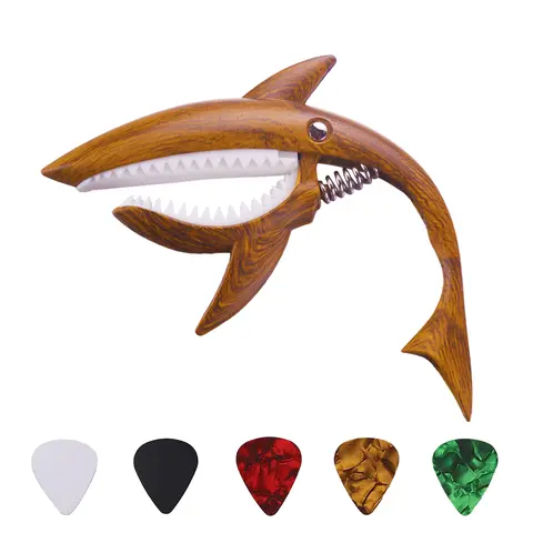 RRAYIA Zinc Alloy Quick-Release Guitar Capo - Instrument Accessories for Folk, Acoustic-Electric Guitars, with Cleaner Damping, Serrated Pressure Groove, Holds Strings in Place, Reduces Noise, Ideal for Enthusiasts' Practice Sessions