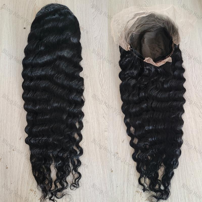 32 34Inch 13x6 13x4 Lace Front Human Hair Wigs Pre Plucked For Women Deep Wave Human Hair Lace Frontal Wigs 180 Density Transparent Lace Wig Real Human Hair #TikTokShopFallDealsForYou #TikTokShopHolidayHaul