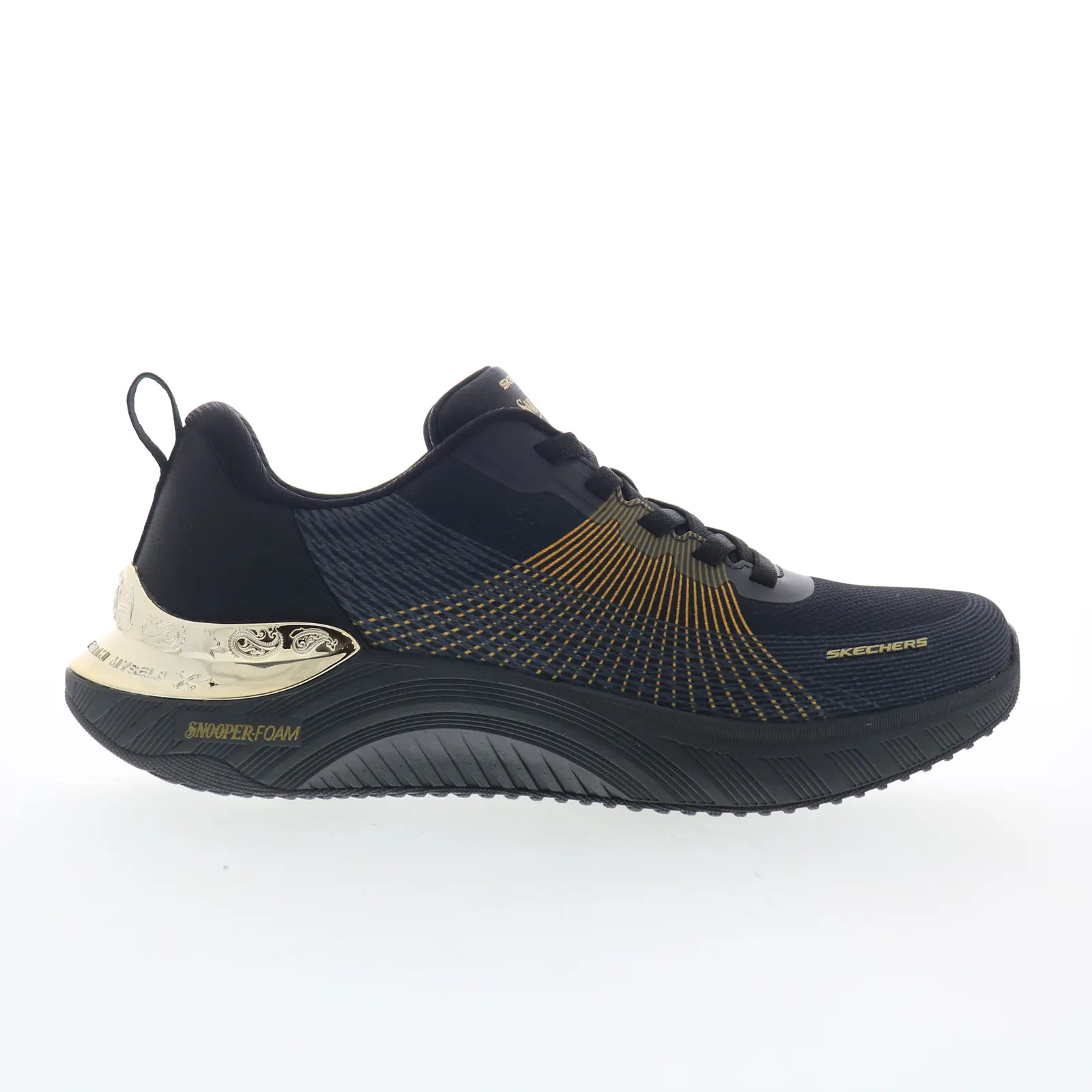 Skechers Snoop Dogg: Snoop Ace - Cyber Walker Mens Black Sneakers Shoes