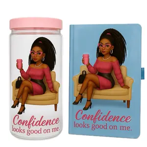 	Confidence Looks Good on Me Set (tumbler + journal)