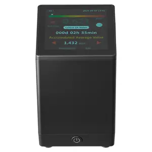 VEVOR Home Radon Meter Detector 2Bq to 20kBq/m³ Rechargeable Color LCD Display