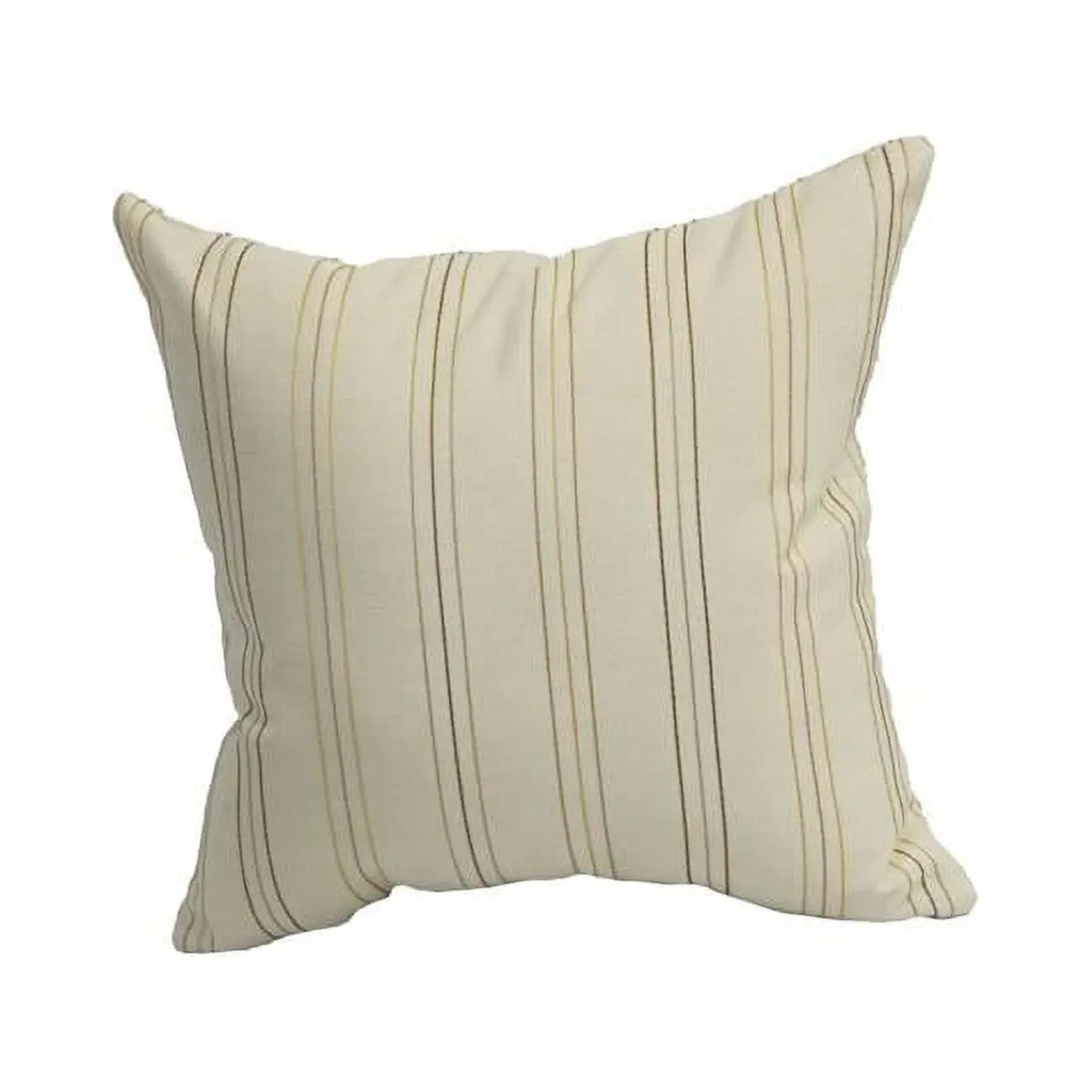 Blazing Needles 9910-S1-ID-029 Jacquard Outdoor Throw Pillows with Inserts, 17x17 in, Summer Pinstripe Design