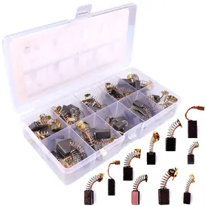 Universal 48 count Carbon  Brush Set (10 Sizes), Electric  Brushes, Power Tools Replacement  Fit for Carbon Brush Motors,Circular Saws, Saws,Electric Drills, Angle Grinders