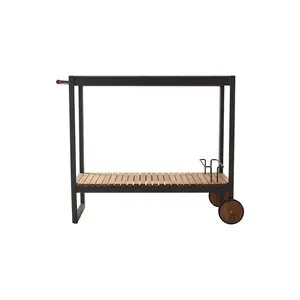 Kiera Aluminum Serving Trolley