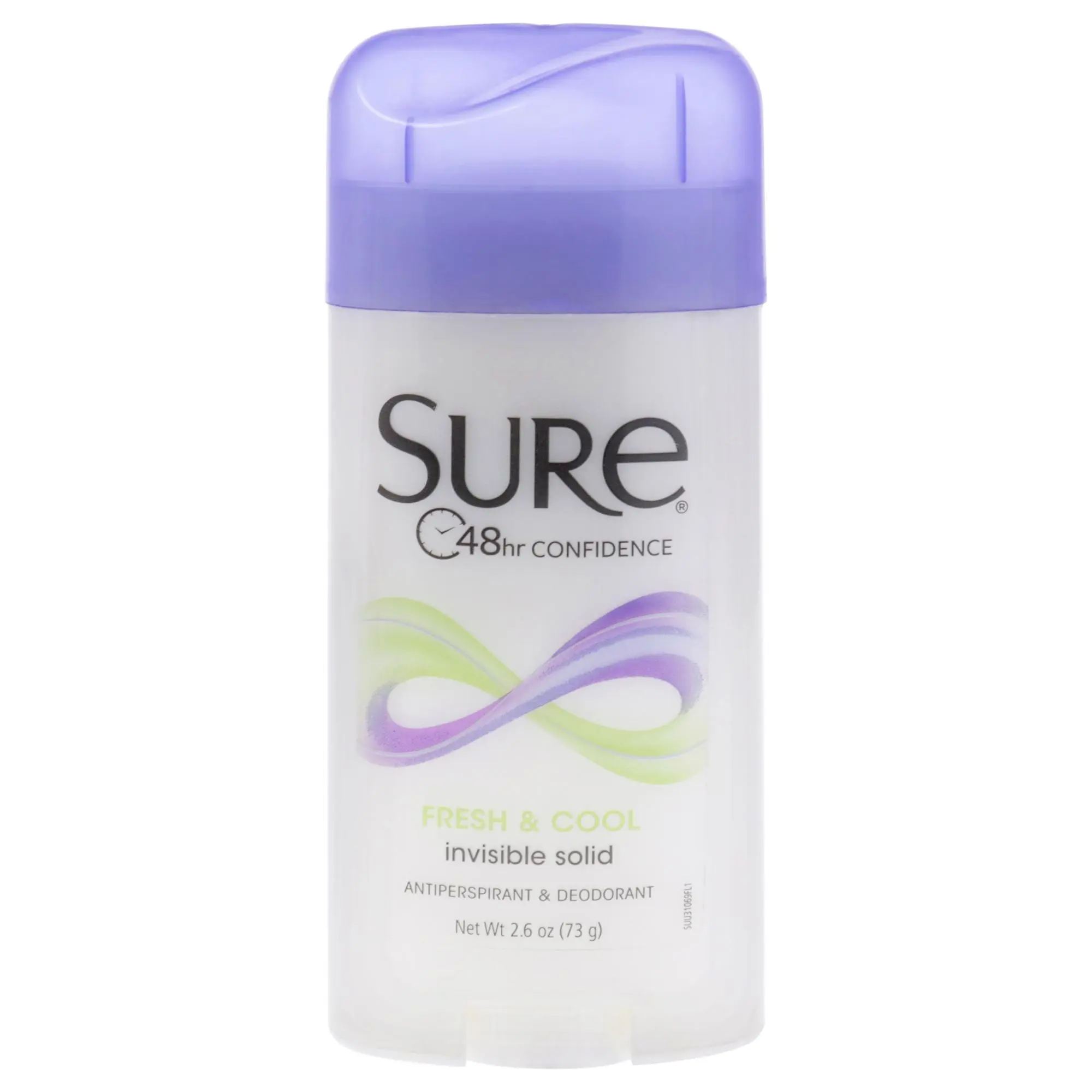 Invisible Solid Anti-Perspirant Deodorant - Fresh and Cool by Sure for Unisex - 2.6 oz Deodorant Stick