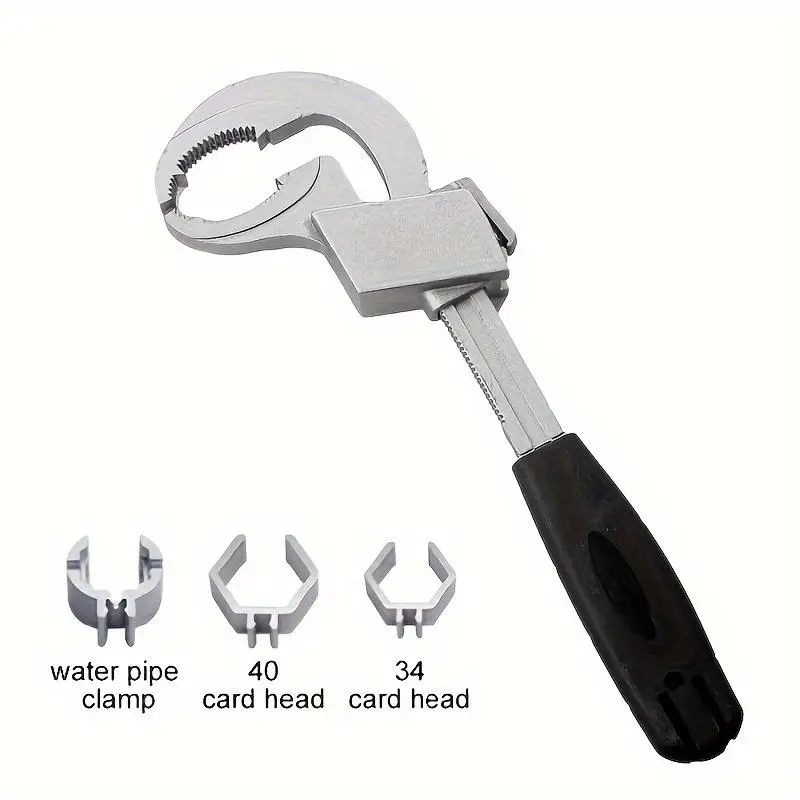 Universal Adjustable Double-ended Wrench, Multifunctional Adjustable Wrench for Sink Faucet Repair, Hand Tools