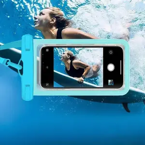 Universal Waterproof Phone Pouch with Adjustable Lanyard and Touch Sensitivity, Fits iPhone and Galaxy Up to 7.0 Inches, Ultimate Protection for Vacation and Swimming