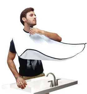 Barber beard grooming tool kit beard trimming catcher male beard shave apron cape bib