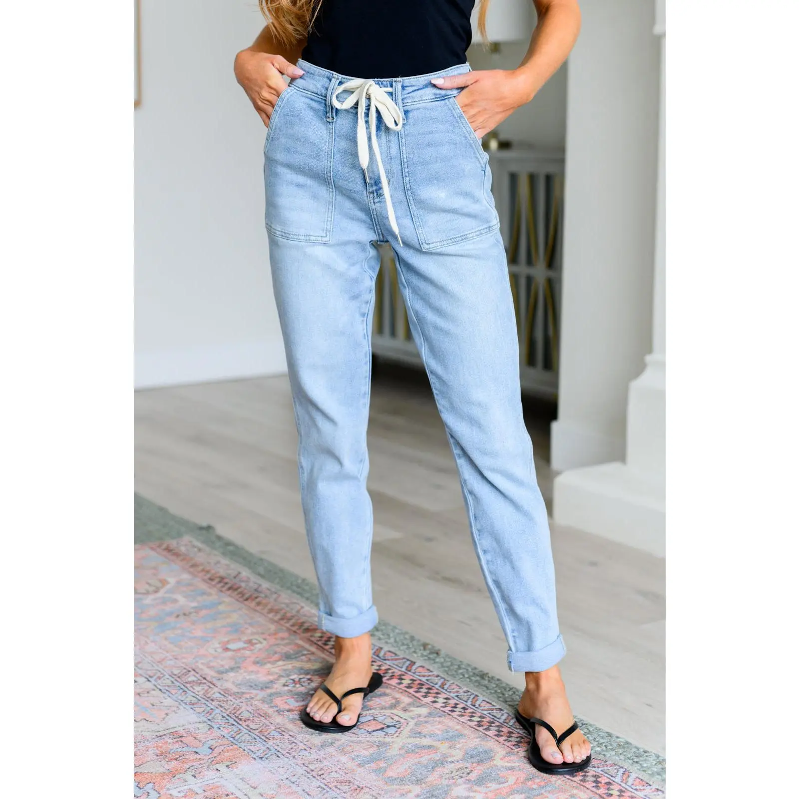 Cooper -  High Rise Denim Jogger - Judy Blue - Exclusively Online